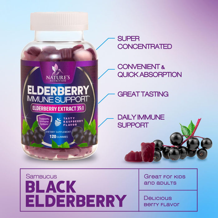 Elderberry – 4200mg – 120 Gummies