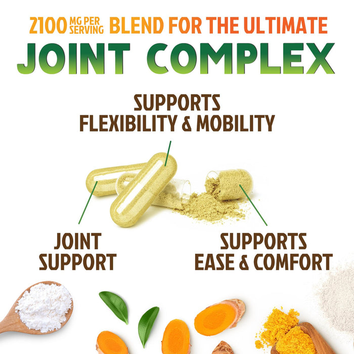 Glucosamine Chondroitin MSM 2100mg Complex – 180 Capsules