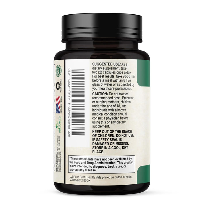 Liver Support Formula – 120 Capsules