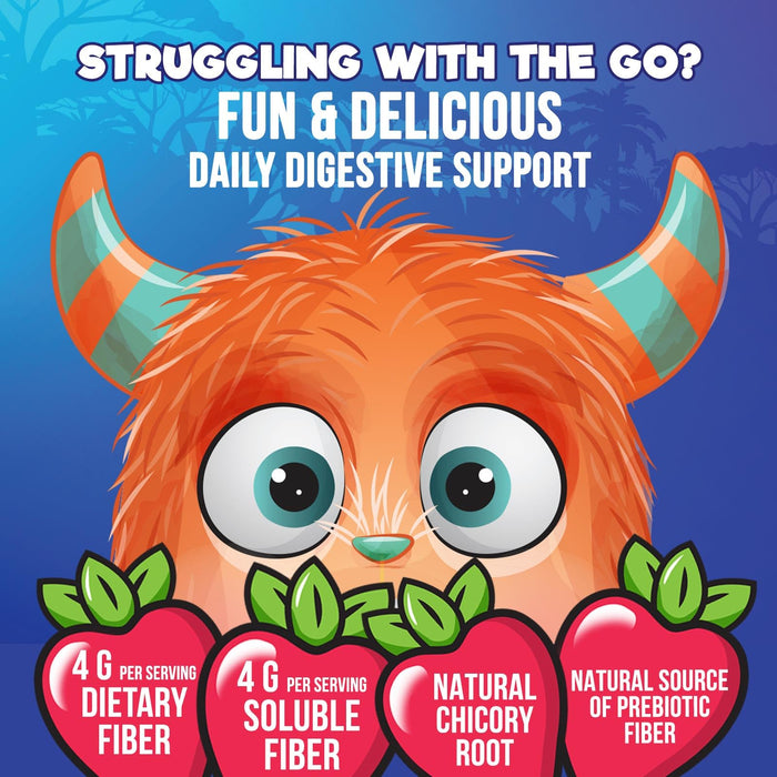Fiber Gummies for Kids – 60 Gummies