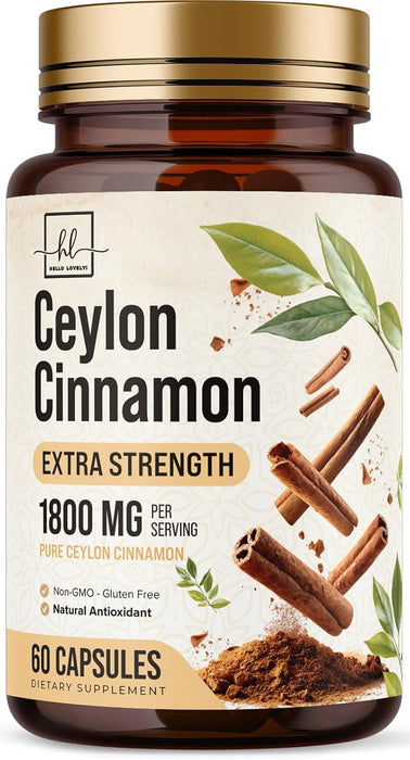 Ceylon Cinnamon Capsules 1800mg – 60 Capsules