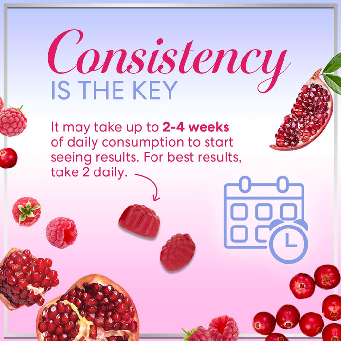 Probiotics for Women Gummies with Cranberry - 6 Premium Strains for PH Balance, Digestive Health, Vaginal & Immune Support, 3 Billion CFU, Women's Probiotic Gummy for Feminine Health - 60 Gummies