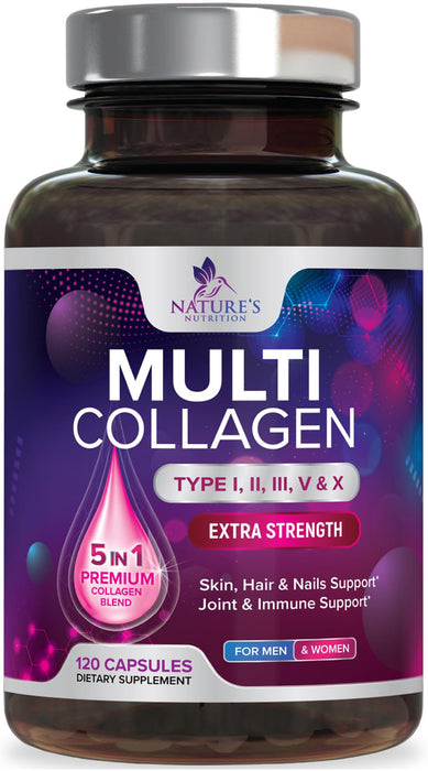 Multi Collagen Peptides – 120 Capsules