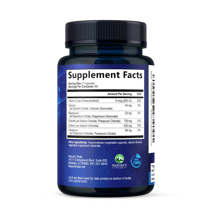Electrolytes – 120 Capsules