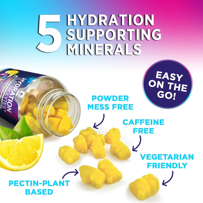 Hydration Electrolyte Gummies – 60 Gummies