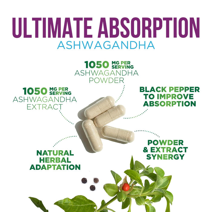 Ashwagandha 2100mg – 120 Capsules