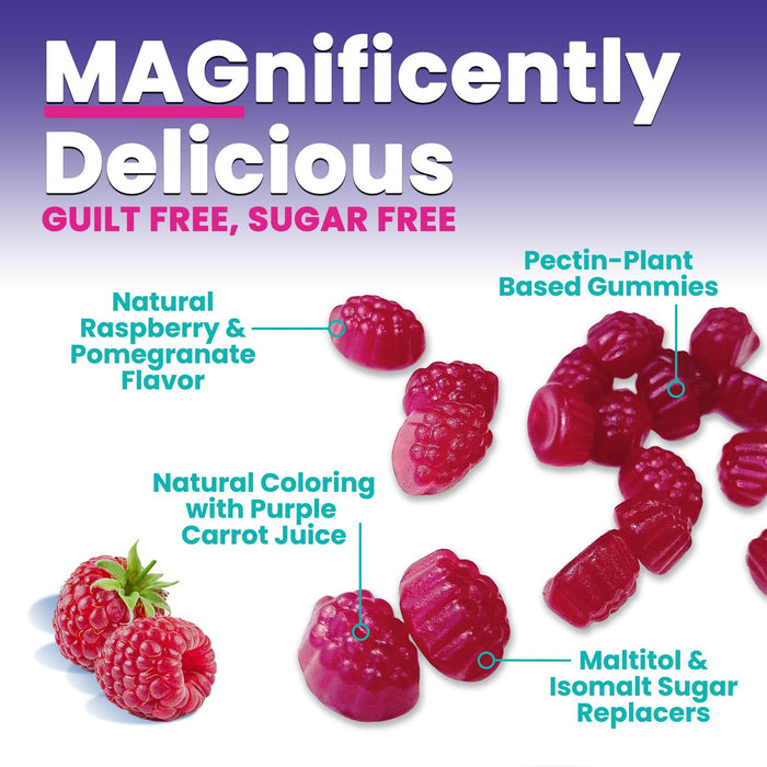 Magnesium Citrate Gummies Sugar Free – 60 Gummies