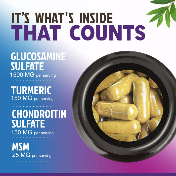 Glucosamine Chondroitin MSM 2100mg Complex – 60 Capsules