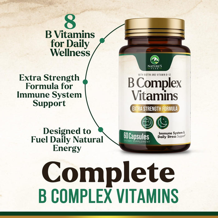 B Complex Vitamin 1000mcg – 60 Capsules