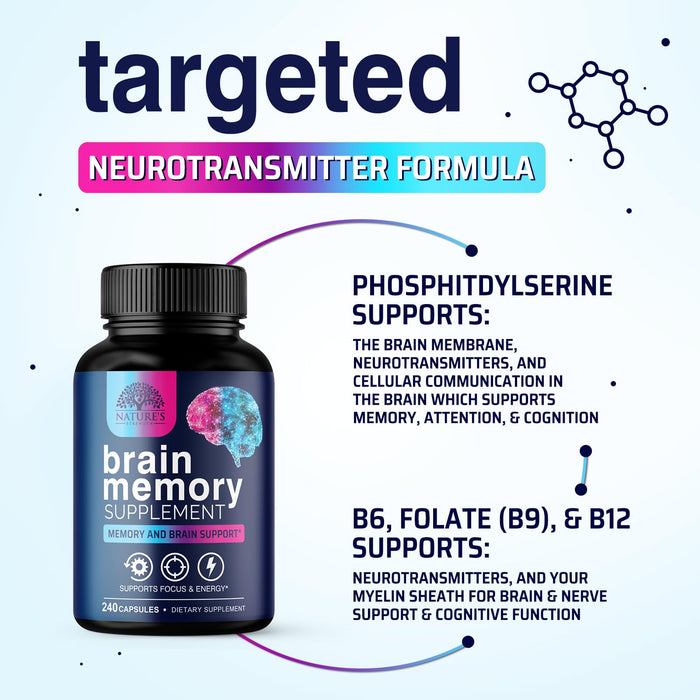 Brain Memory – 240 Capsules