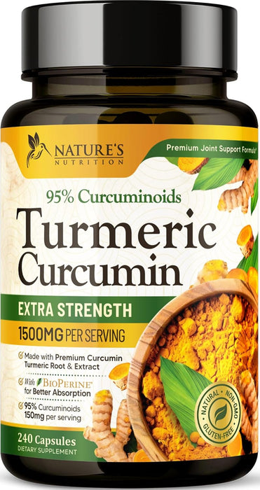 Turmeric Curcumin 1500mg – 120 Capsules