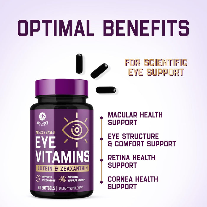 Eye Vitamins with Lutein & Zeaxanthin – 60 Capsules