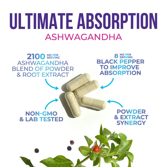 Ashwagandha 2100mg – 60 Capsules