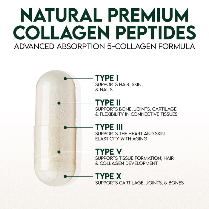 Multi Collagen Peptides 2400 mg – 120 Capsules