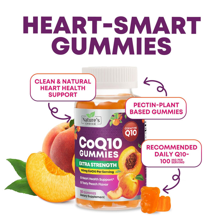 CoQ10 100mg Gummies – 30 CoQ10 Gummies