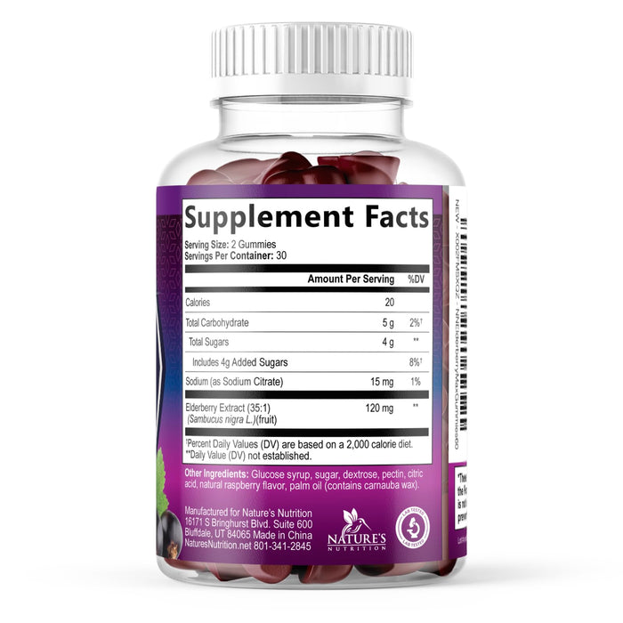 Elderberry – 4200mg – 60 Gummies