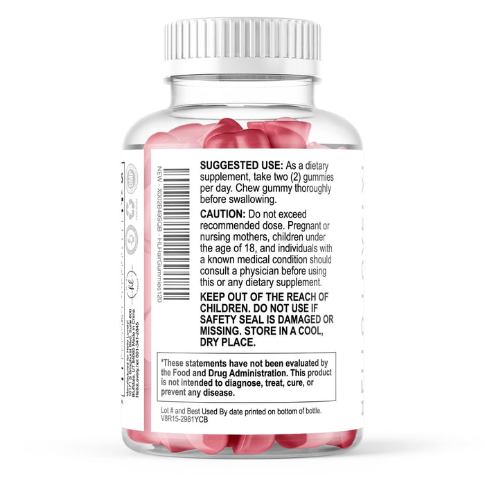 Hair Vitamins Gummies – 5000mcg – 120 Gummy