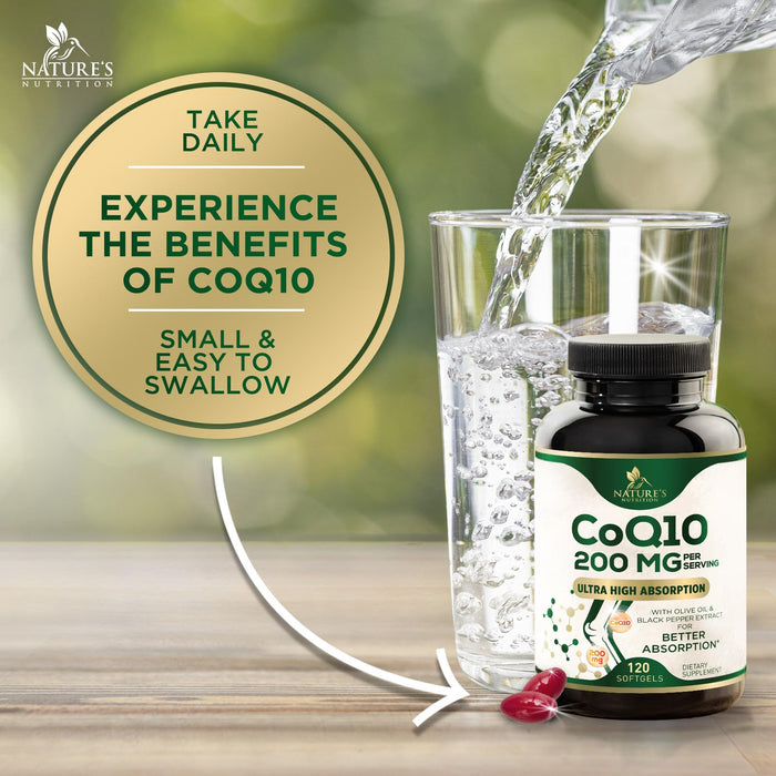 CoQ10 200mg Softgels – 120 Softgels
