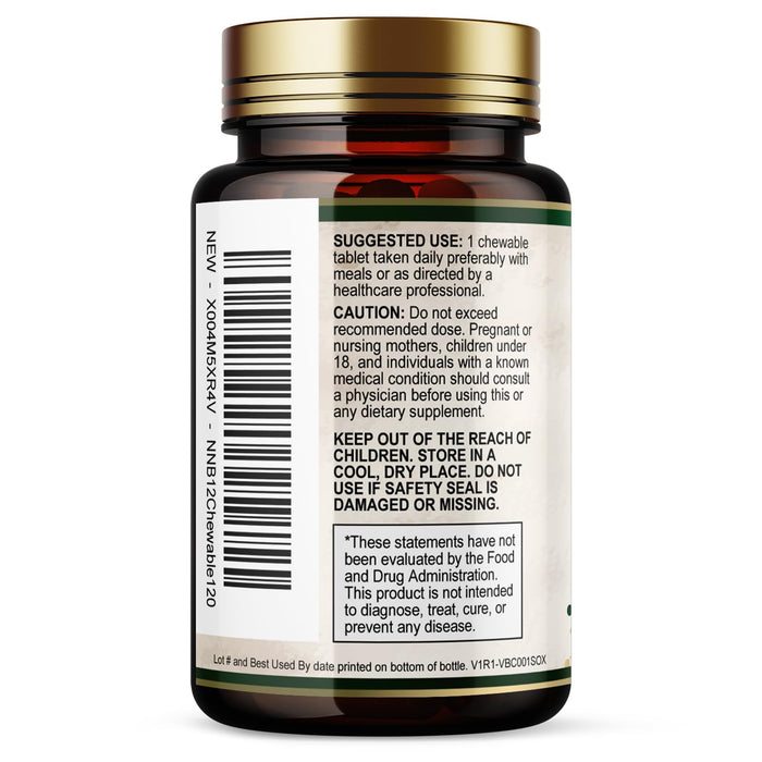 Vitamin B12 (Methylcobalamin) 1000 mcg – 120 Tablets