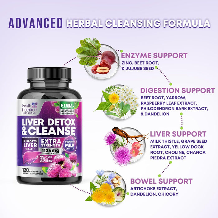 Liver Support Formula – 120 Capsules