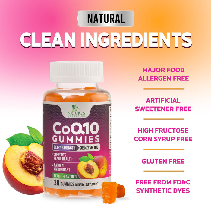 Nutrition CoQ10 Gummies 100mg – 30 Count