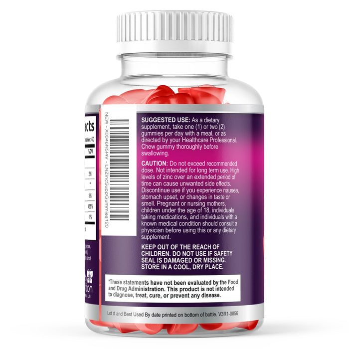 Zinc 50mg Gummies – 120 Gummies