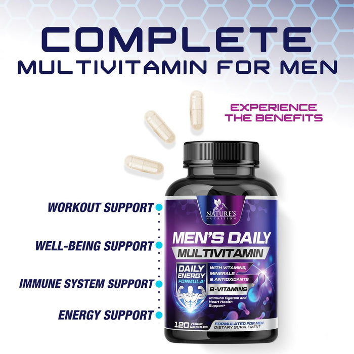 Men’s Daily Multivitamin – 120 Capsules
