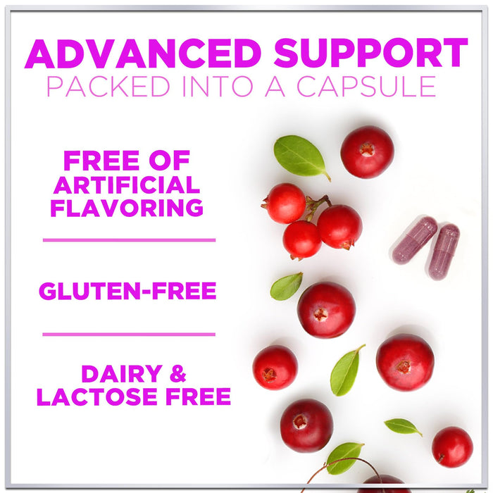 Cranberry Supplement 25,000mg Formula + Vitamin C – Urinary Tract Health Support for Women & Men, 50:1 Whole Fruit Cranberry Extract Pills for Women, Sugar-Free, Non-GMO, Gluten-Free - 120 Capsules