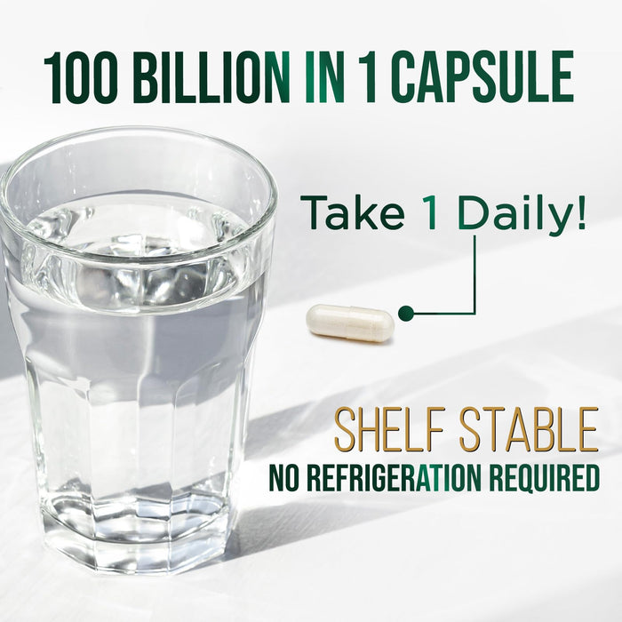 Probiotics for Women's Digestive Health - 100 Billion CFU, 16 Strains with Prebiotics, Supports Immune, Gut Health, PH, Gas & Bloating, Best Probiotic for Women & Men, Shelf Stable - 120 Capsules