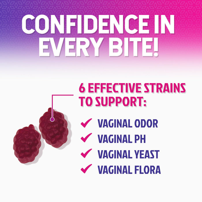 Probiotics for Women Gummies with Cranberry - 6 Premium Strains for PH Balance, Digestive Health, Vaginal & Immune Support, 3 Billion CFU, Women's Probiotic Gummy for Feminine Health - 120 Gummies