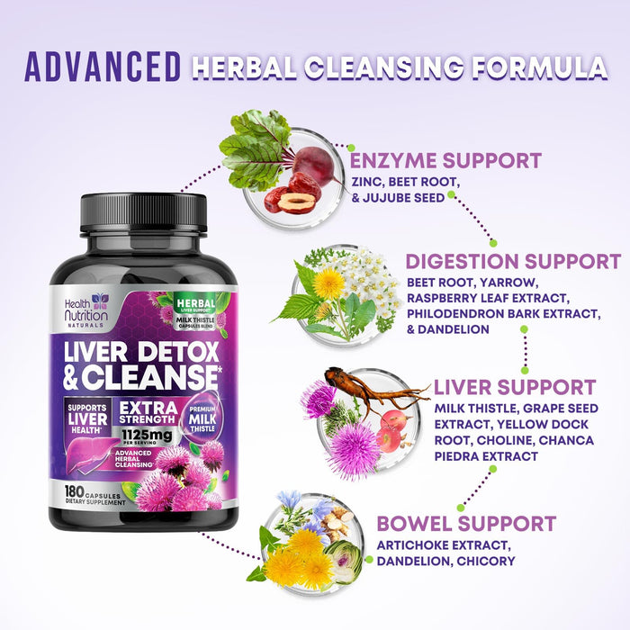 Liver Support Formula – 180 Capsules