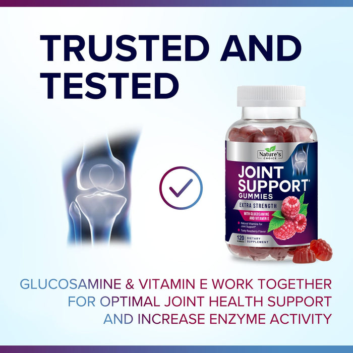 Joint Support Gummies Glucosamine Gummy with Vitamin E – 120 Gummies