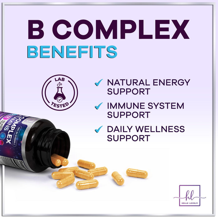B Complex Vitamin 1000mcg – 60 Capsules