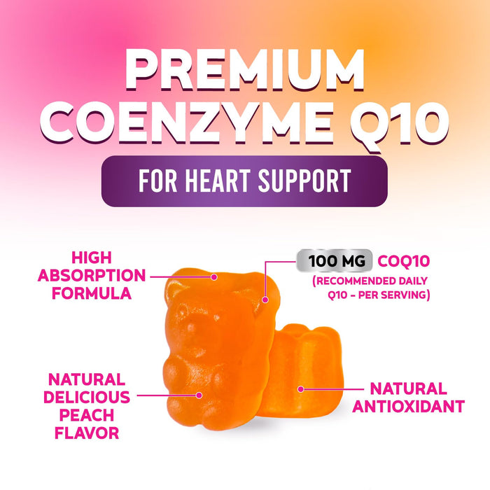 Nutrition CoQ10 Gummies 100mg – 30 Count