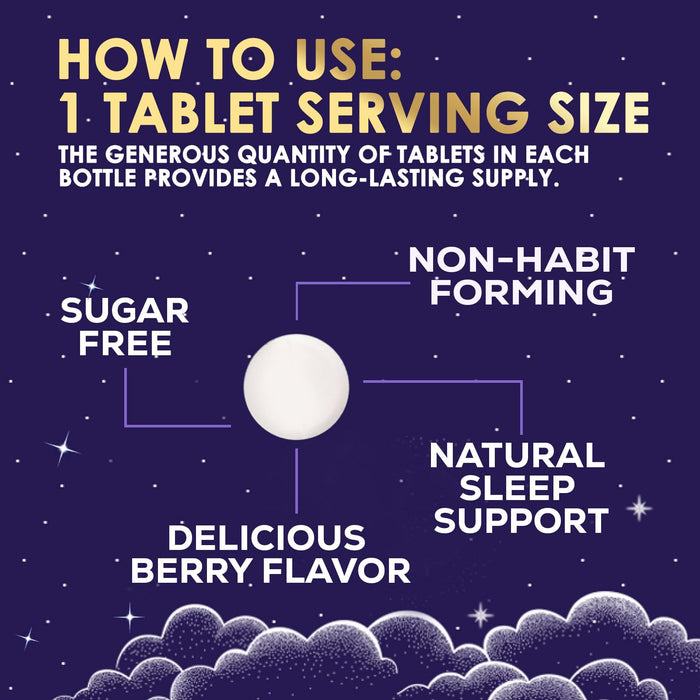 Melatonin 10mg - Sleep Support Supplements for Adults - Extra Strength Fast Dissolve 10 mg Melatonin Tablets for Restful Sleep Support, Natural Strawberry Flavor, Sugar-Free Non-GMO - 120 Day Supply