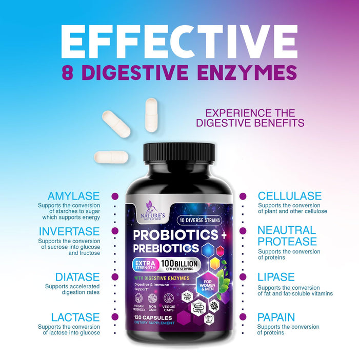 Probiotics 100 Billion CFU – 120 Capsules