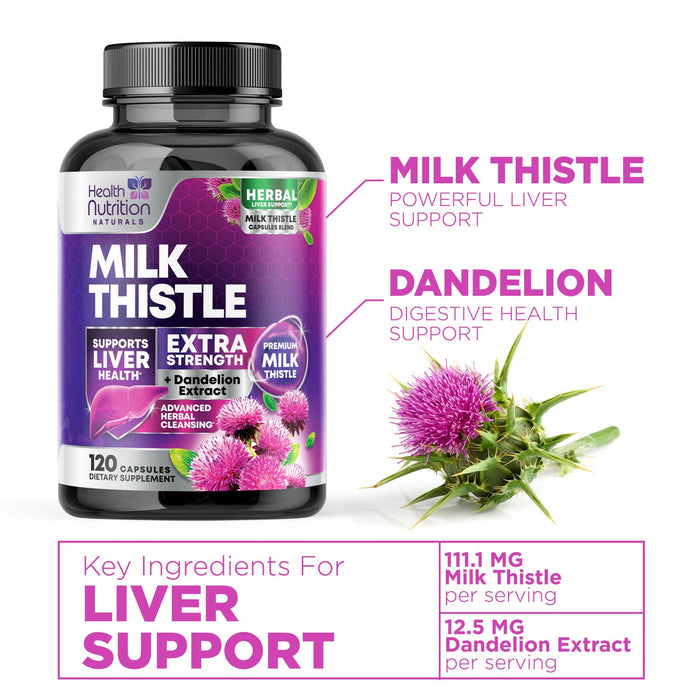 Milk Thistle – 1000mg – 60 Capsules