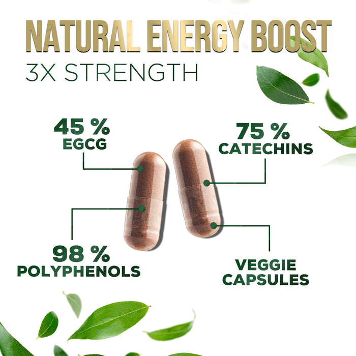 Green Tea Extract Capsules with EGCG – 1000mg – 240 Capsules