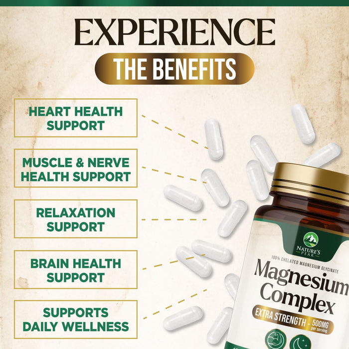 Magnesium Complex 500mg – 120 Capsules