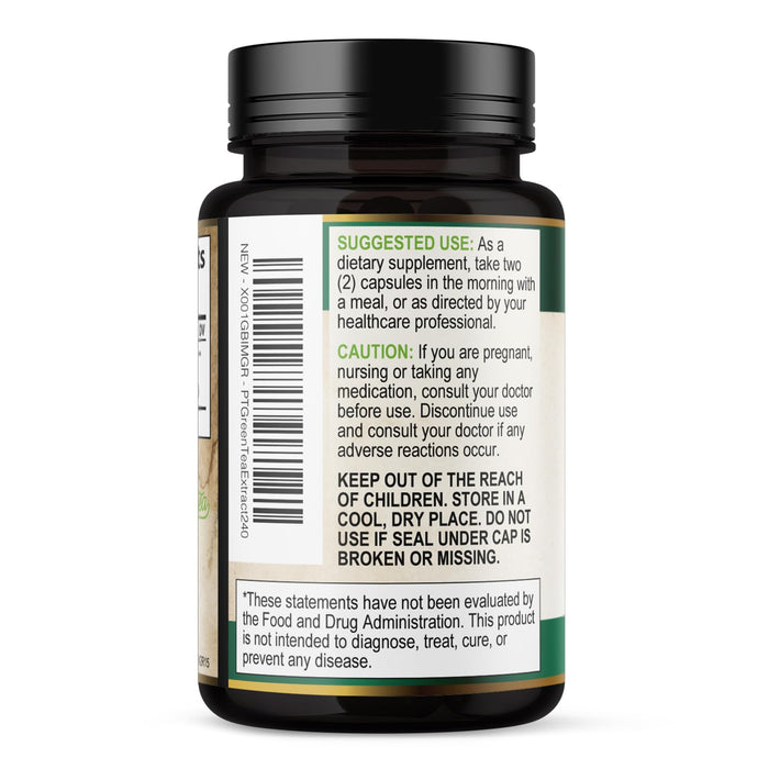 Green Tea Extract Capsules with EGCG – 1000mg – 240 Capsules