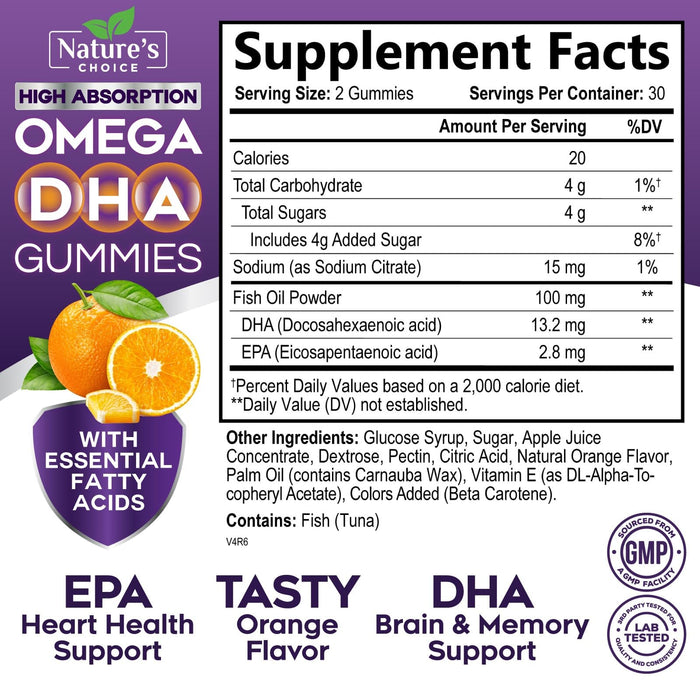 Omega-3 Fish Oil – 60 Gummies
