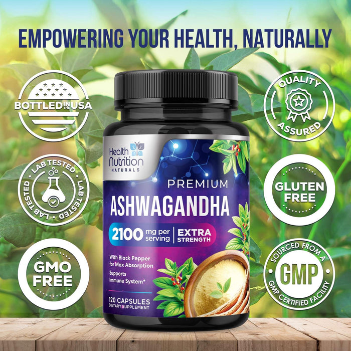 Ashwagandha 2100mg – 120 Capsules