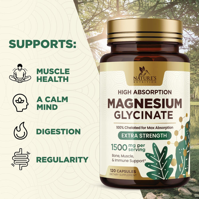 Magnesium (Glycinate) – 250mg – 120 Count