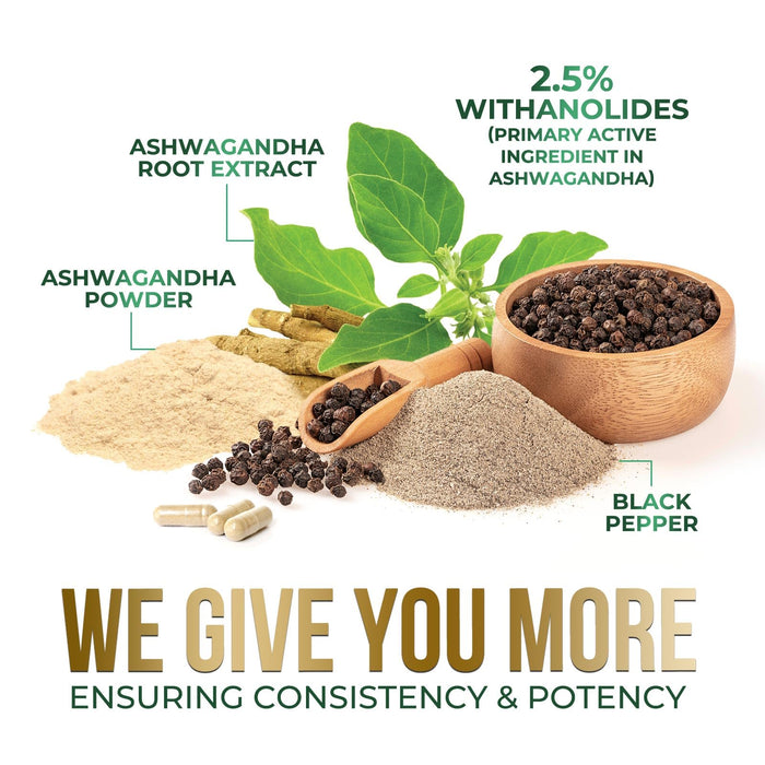 Ashwagandha Capsules – 2100mg – 120 Capsules