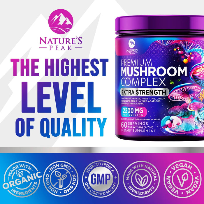 Brain Mushroom Powder – 60 Servings