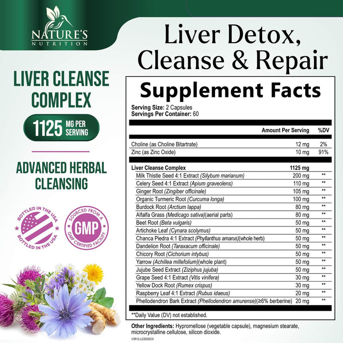 Liver Support Formula – 120 Capsules
