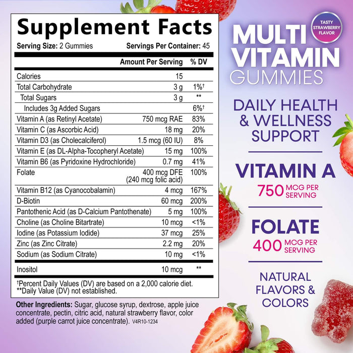 Multivitamin Gummies – 90 Gummies