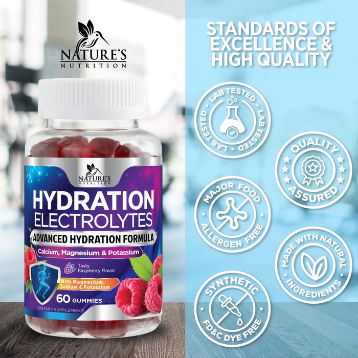 Hydration Electrolyte Gummies – 60 Gummies