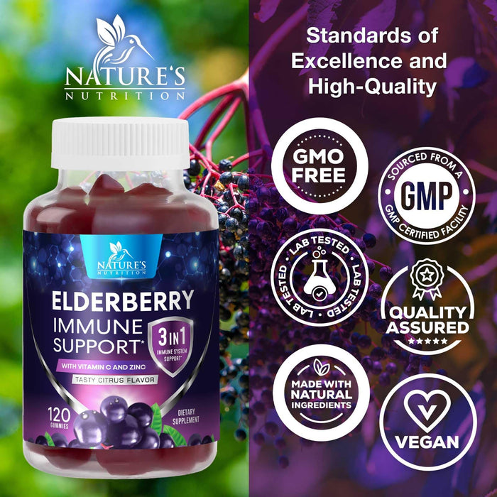Sambucus Elderberry – 120 Gummies