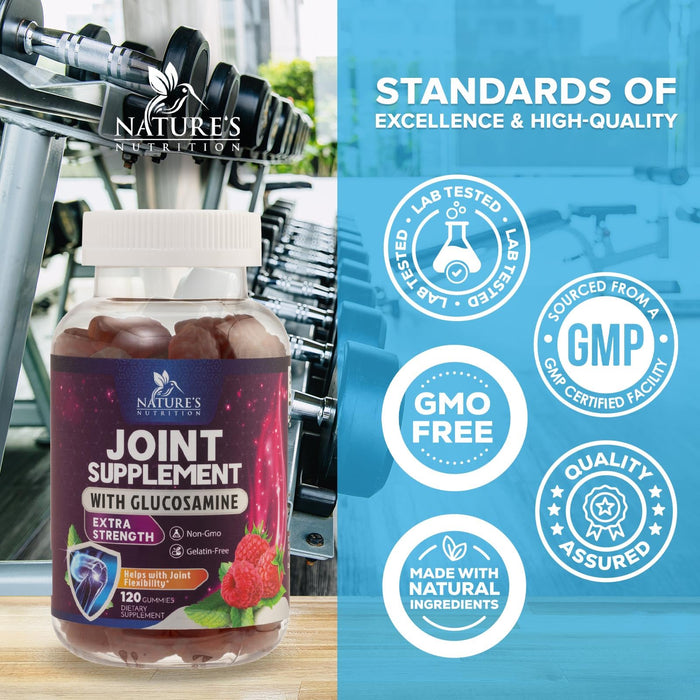 Joint Support Gummies Glucosamine + Vitamin E – 120 Gummies